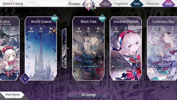 arcaea国际服 v6.3.5 安卓海外版 1
