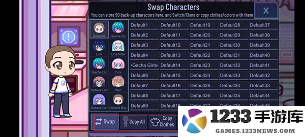 加查俱乐部怎么复制人物 加查俱乐部怎么复制人物