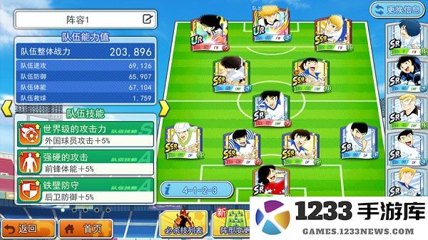 队长小翼最强十一人队伍属性