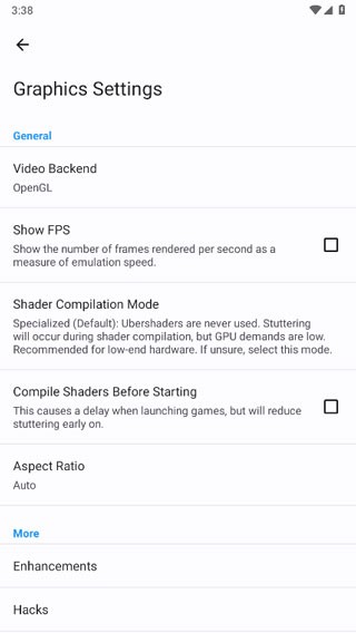 dolphin emulator安卓汉化最新版 v2506-98 手机版 1